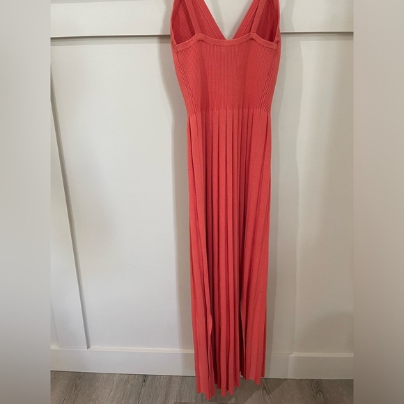 Elizabeth and James Women’s Bonnie Pleated Maxi Dress Salmon/Coral Size XS - Picture 11 of 11